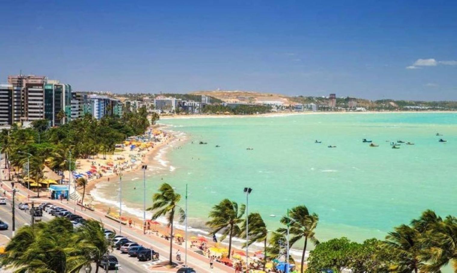 Апартаменты Saint Thomaz A Beira Mar De Jatiuca 4/4 Масейо Экстерьер фото